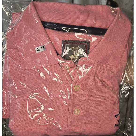 Men's Beverly Hills Red Polo Club Shirt W/Pony Logo Active Golf Size XL - Picture 6 of 6